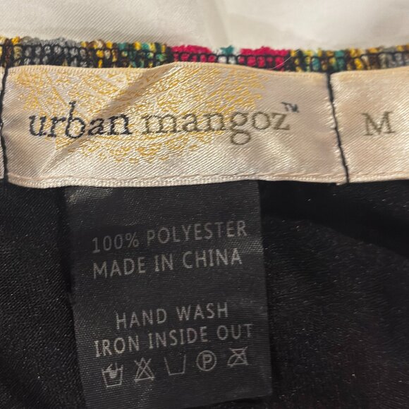 Urban Mangoz Multicolor Chevron Bell Sleeve Dress | Women’s Medium - Picture 7 of 7